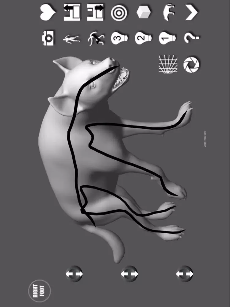 Скриншоты Hyena Pose Tool 3D iPad 