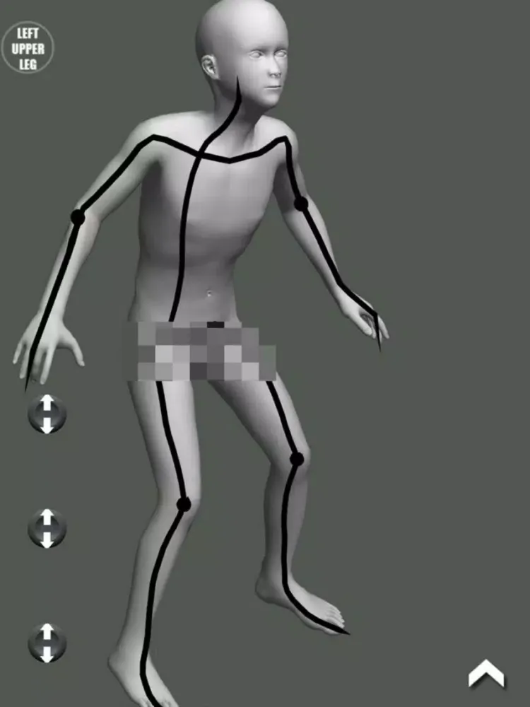 صور Manga Pose Tool 3D iPad 