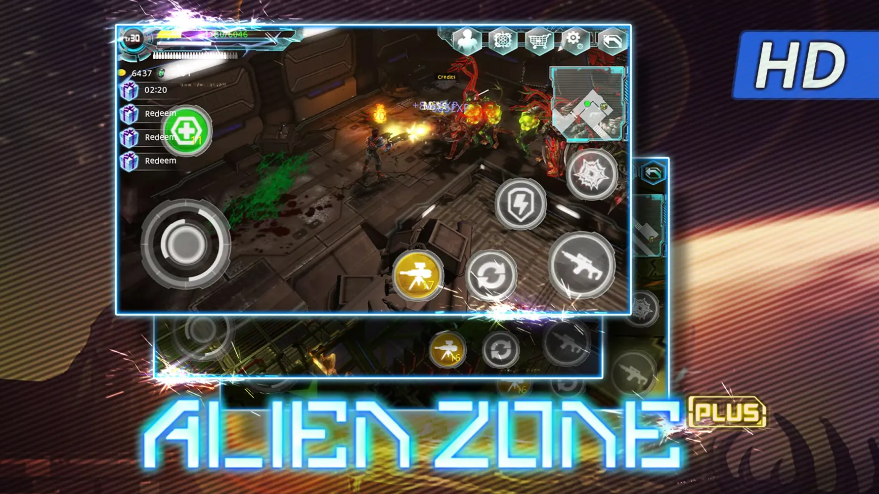 Alien Zone Plus HD Screenshots