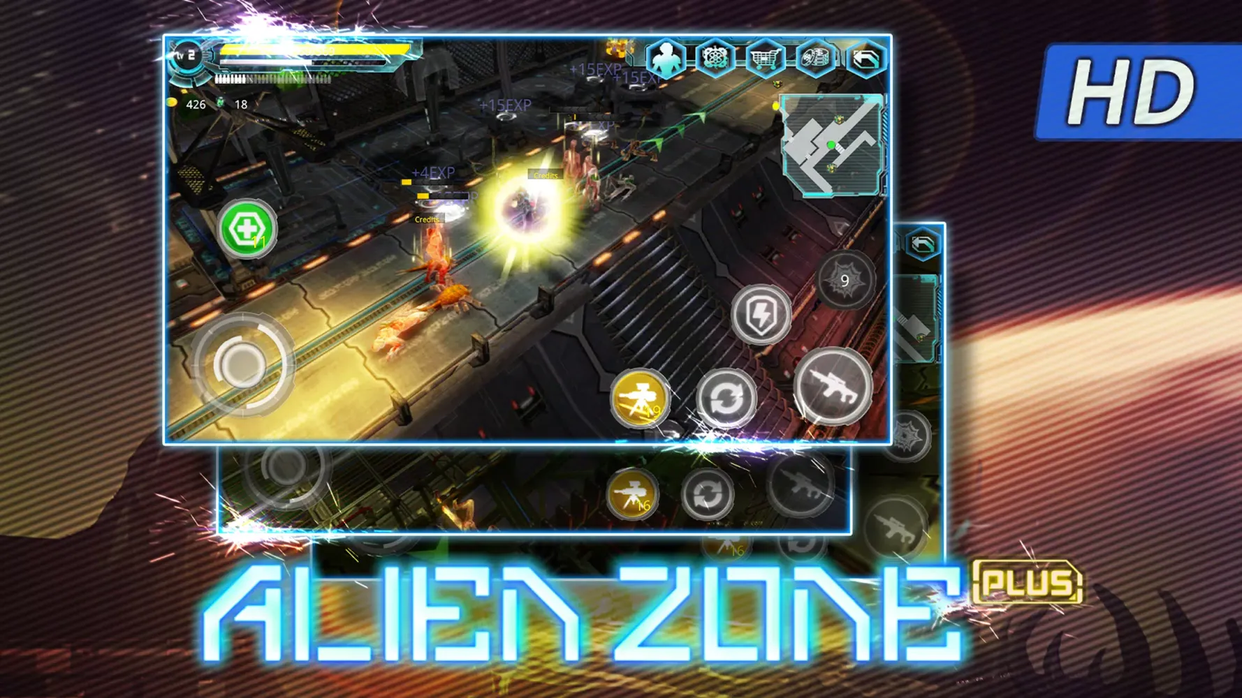 Alien Zone Plus HD Screenshots