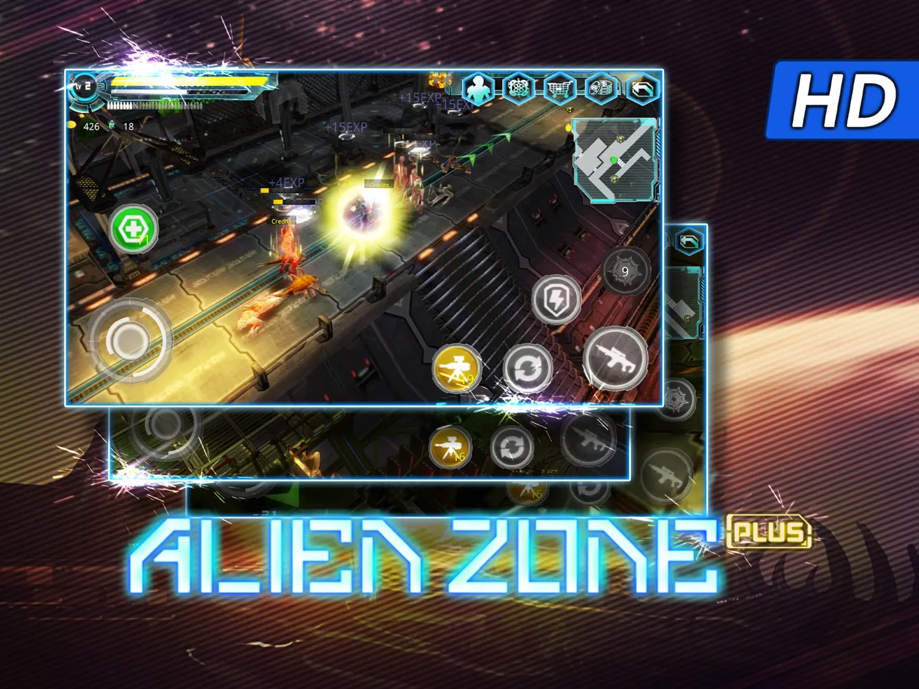Alien Zone Plus HD Screenshots