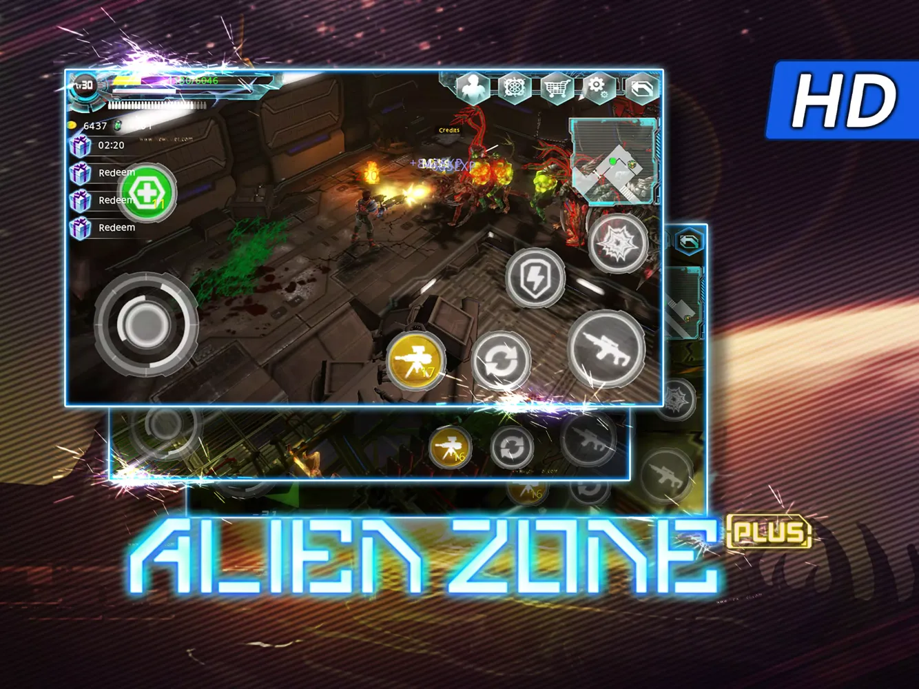 Alien Zone Plus HD Screenshots