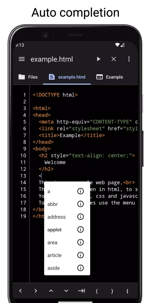 Code Studio Screenshots