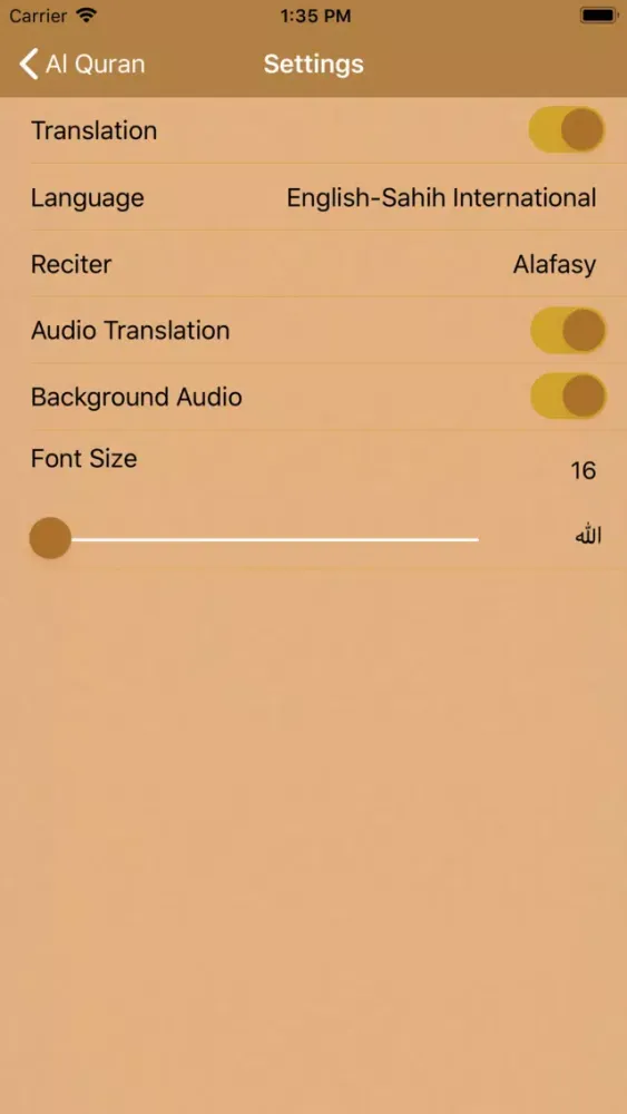 Al Quran: +audio translations应用截图