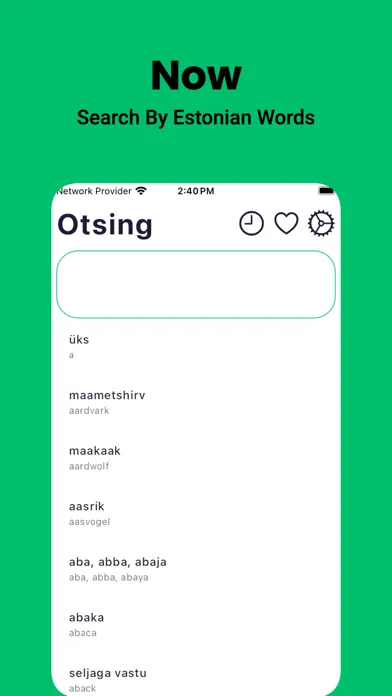 Capturas de tela do Estonian Dictionary - Dict Box