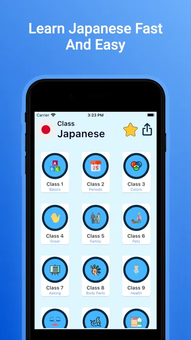 Capturas de pantalla de Japanese Learning For Beginner