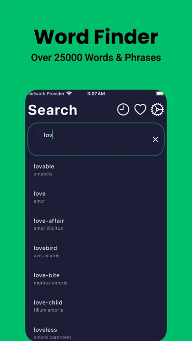 Latin Dictionary - Dict Box スクリーンショット