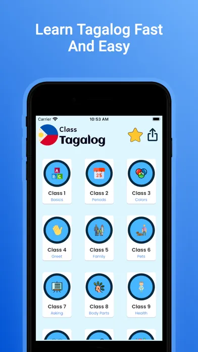 Capturas de pantalla de Tagalog Learning For Beginners