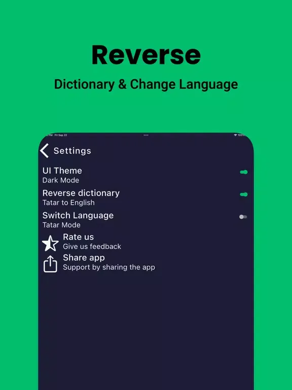 Tangkapan layar Tatar Dictionary - Dict Box iPad 