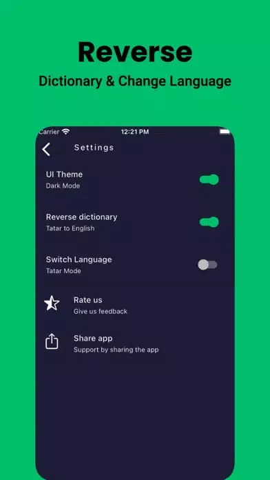 Tangkapan layar Tatar Dictionary - Dict Box