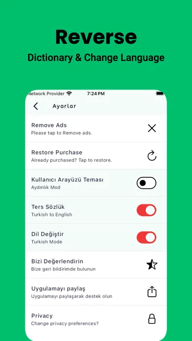 Turkish Dictionary - Dict Box スクリーンショット