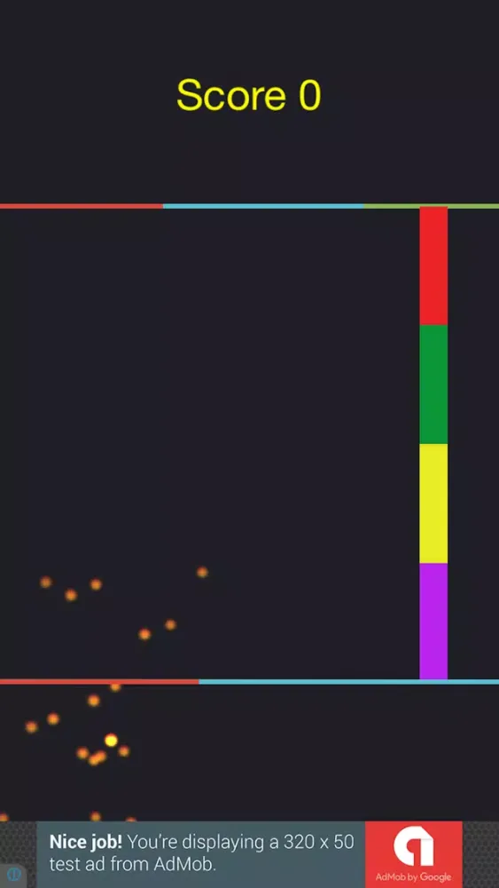 Ảnh chụp màn hình của Color dodge balls - switch the color