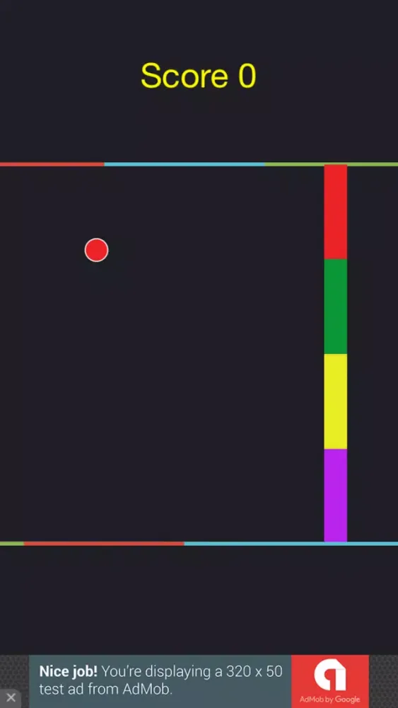 Ảnh chụp màn hình của Color dodge balls - switch the color