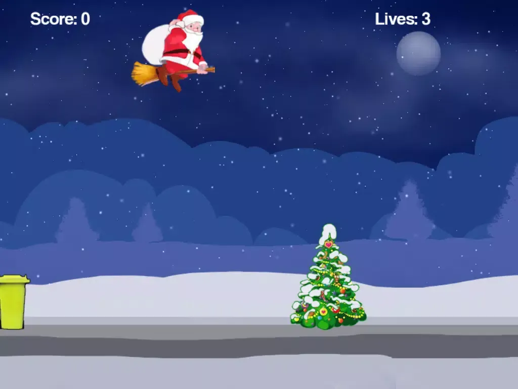 Santa On Broom - Help santa to distribute exciting gifts this year iPad  Screenshots