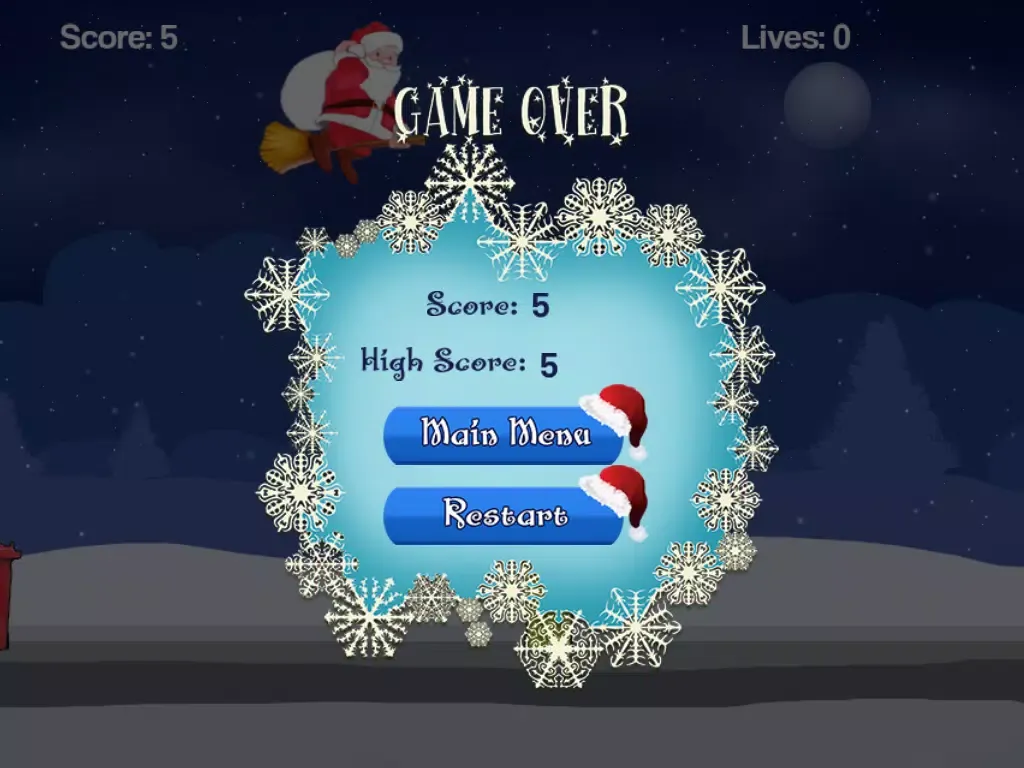 Santa On Broom - Help santa to distribute exciting gifts this year iPad  Screenshots