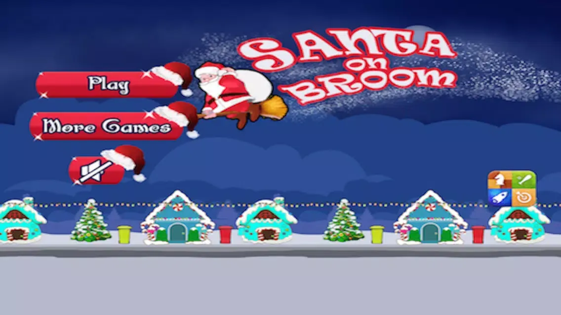 Santa On Broom - Help santa to distribute exciting gifts this year Screenshots