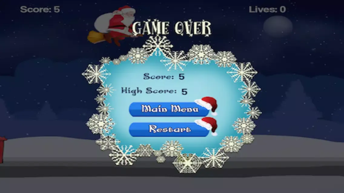Santa On Broom - Help santa to distribute exciting gifts this year Screenshots