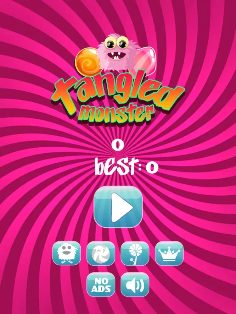 Tangled Monster: Grab out monster from haste cactus iPad 應用截圖