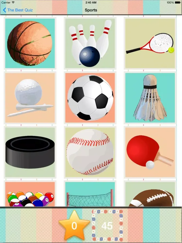 The Best Quiz iPad  Ekran Görüntüleri