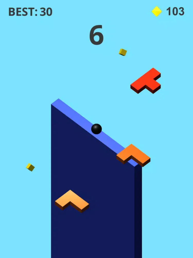 Cube Attack - Avoid blocks war iPad  Ekran Görüntüleri