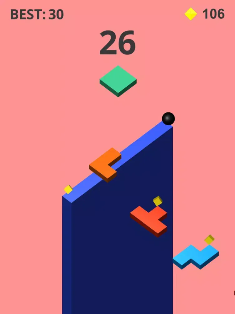 Cube Attack - Avoid blocks war iPad  Ekran Görüntüleri