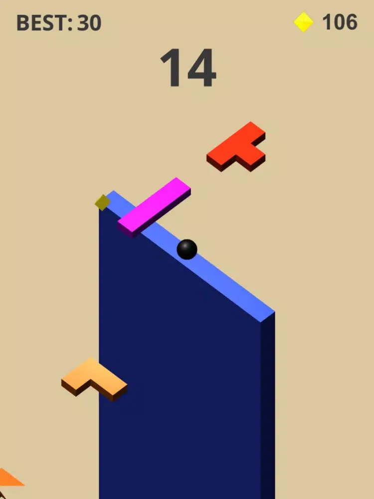 Cube Attack - Avoid blocks war iPad  Ekran Görüntüleri