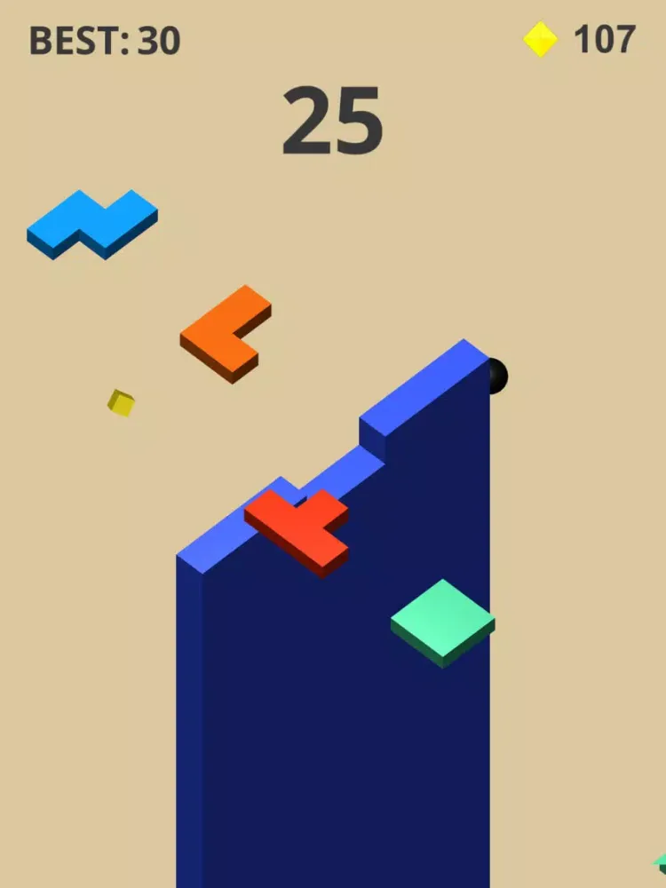 Cube Attack - Avoid blocks war iPad  Ekran Görüntüleri