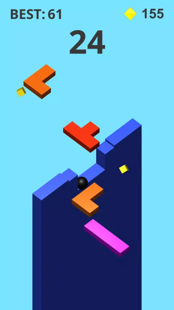 Cube Attack - Avoid blocks war Ekran Görüntüleri