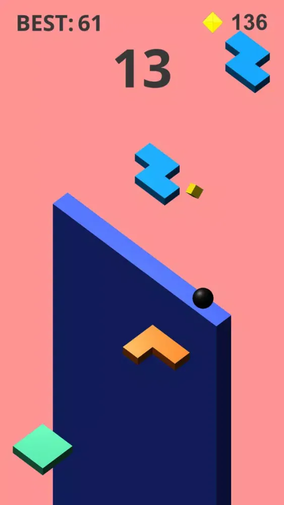 Cube Attack - Avoid blocks war Ekran Görüntüleri