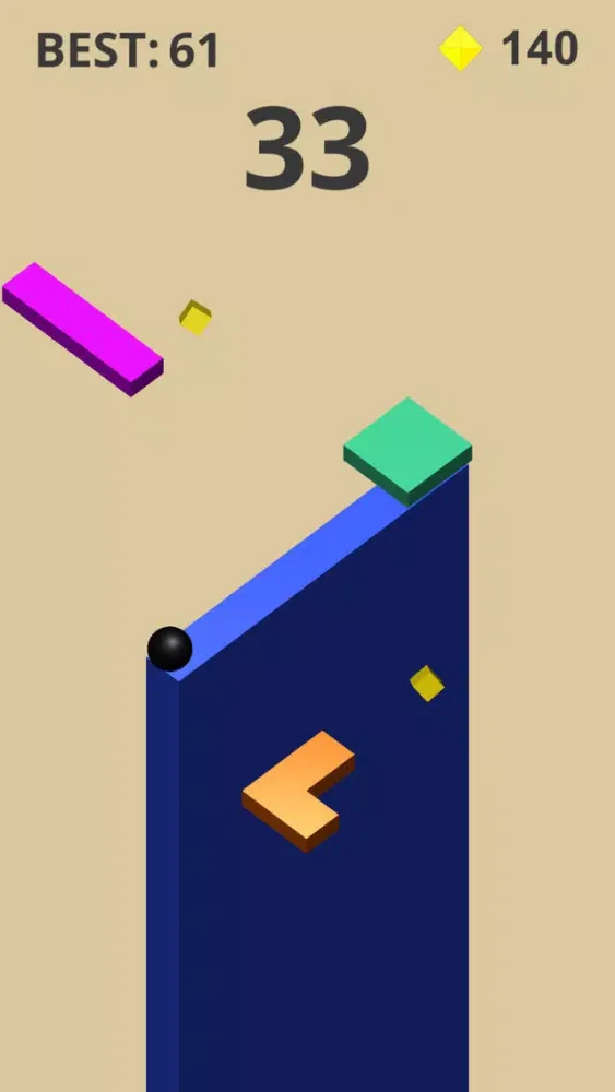Cube Attack - Avoid blocks war Ekran Görüntüleri