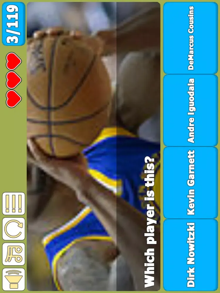 Ảnh chụp màn hình của Guess Zoom Basketball Players! iPad 