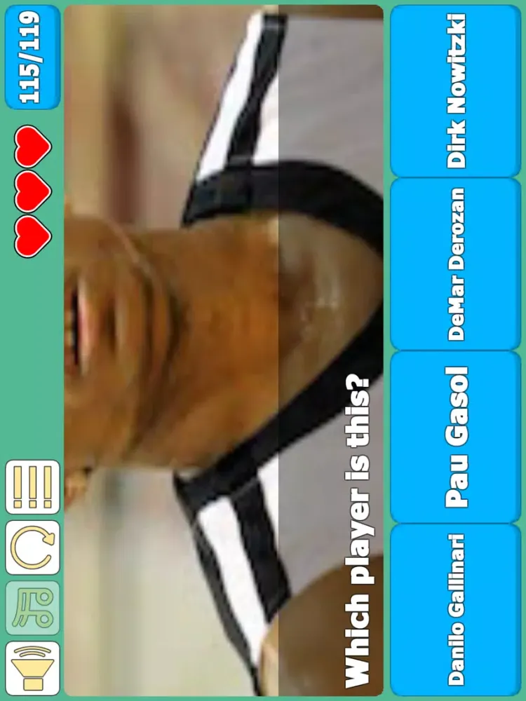 Ảnh chụp màn hình của Guess Zoom Basketball Players! iPad 