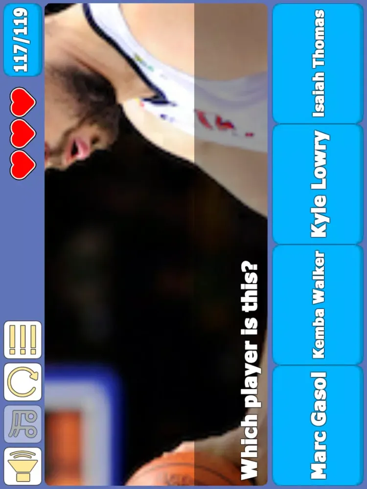 Ảnh chụp màn hình của Guess Zoom Basketball Players! iPad 