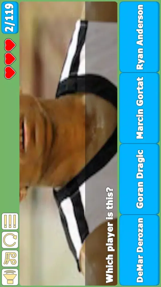 Ảnh chụp màn hình của Guess Zoom Basketball Players!