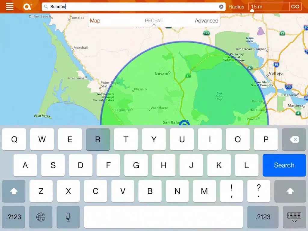 Alike - search iT by proximity ! iPad 應用截圖