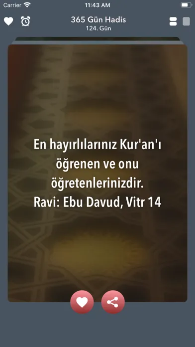 Capturas de tela do 365 Gün Hadis