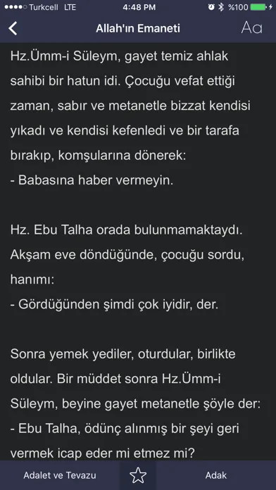Capturas de tela do Dini Hikayeler - Oku ve Dinle