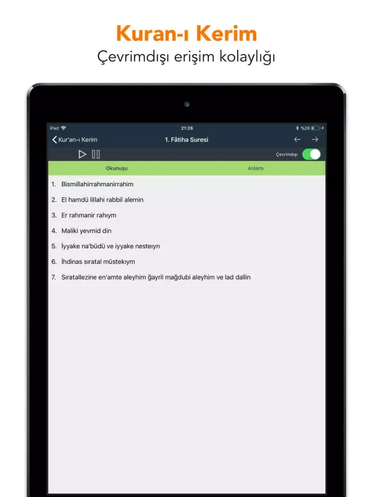 İslam Vakti Pro - Namaz Vakti iPad  Screenshots
