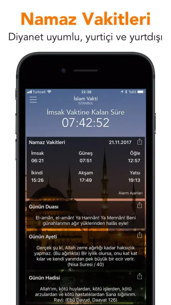 İslam Vakti Pro - Namaz Vakti Screenshots