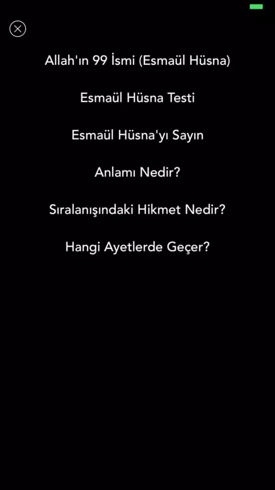 Capturas de tela do Esmaül Hüsna Pro