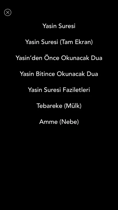Capturas de tela do Yasin Suresi Yasin-i Şerif PRO