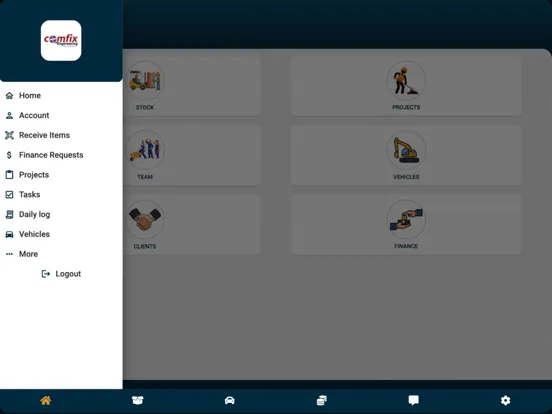 Comfix & Engineering iPad  Ekran Görüntüleri