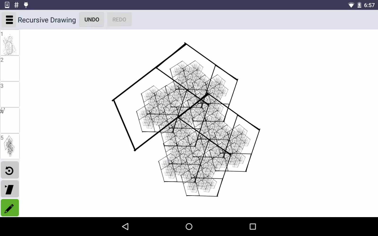 Recursive Drawing Screenshots