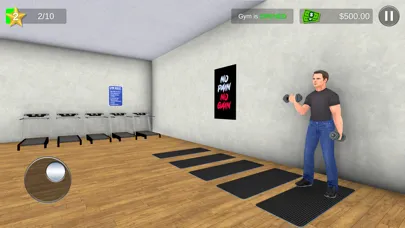 Fitness Gym Simulator Game 3D Screenshots