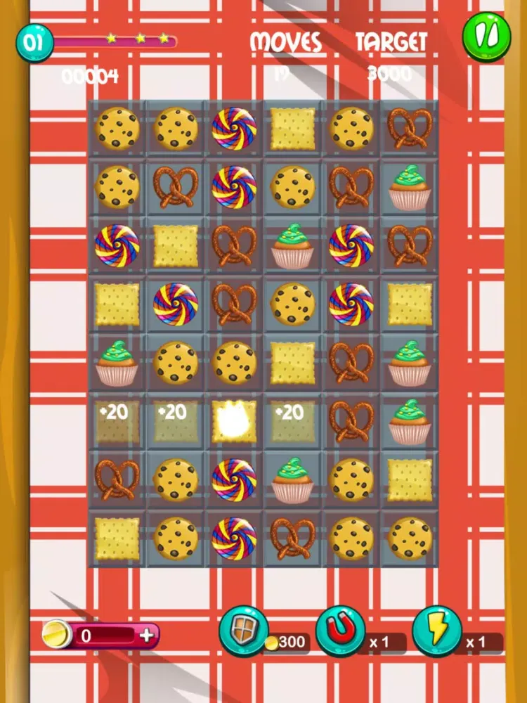 A Cookie Crusher Puzzlify iPad 应用截图