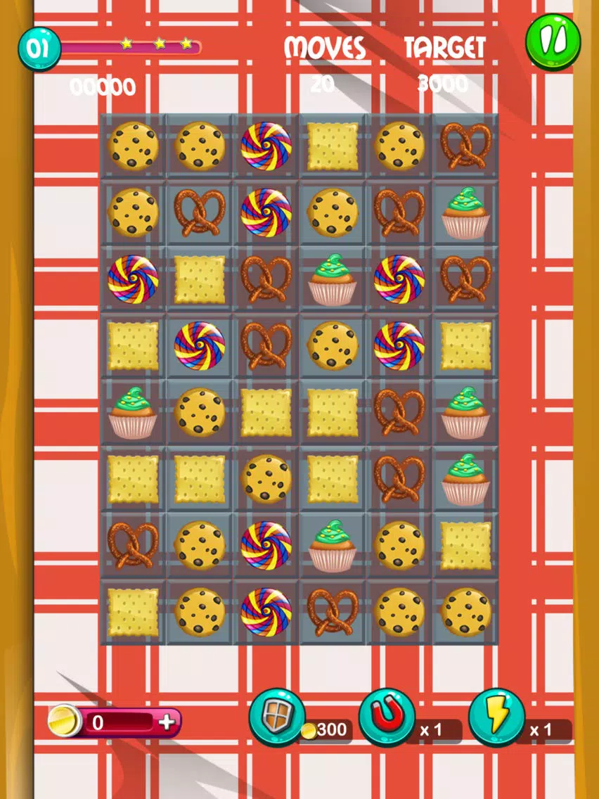 A Cookie Crusher Puzzlify iPad 应用截图