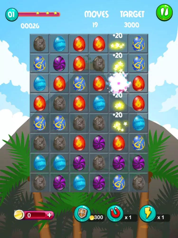 A Dragon Eggs Puzzlify iPad 应用截图