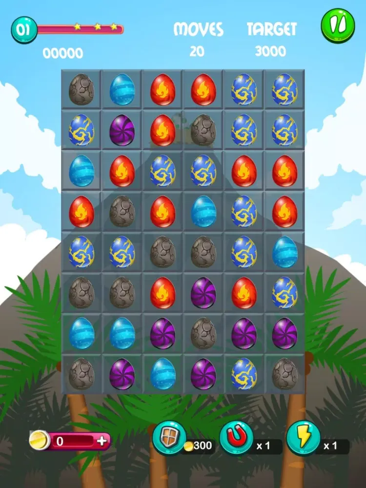 A Dragon Eggs Puzzlify iPad 应用截图