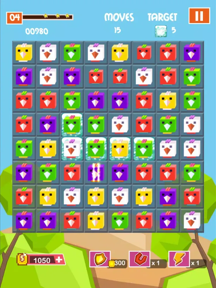 ภาพหน้าจอของ A Crossy Birds Gooods iPad 