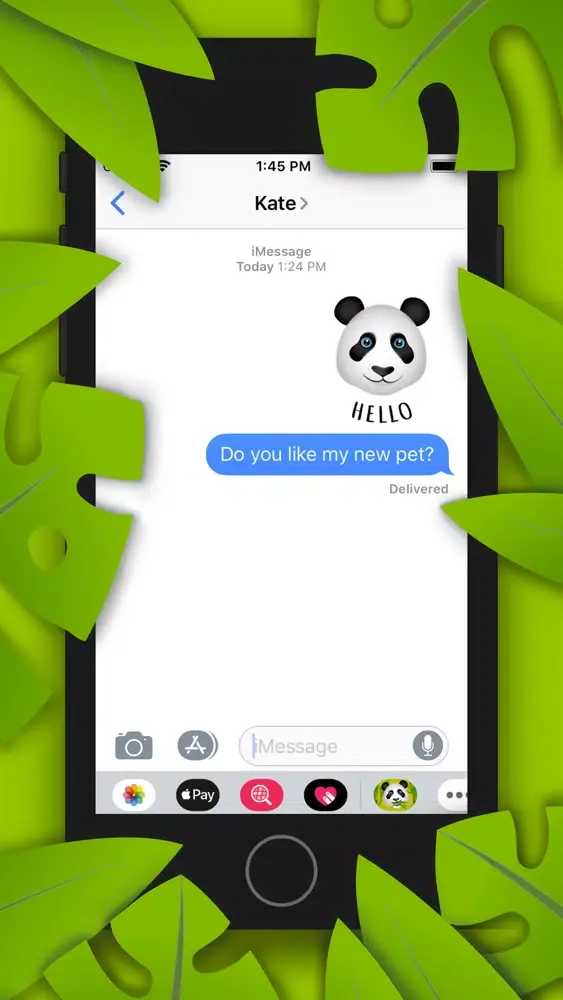 Captures d'écran de Akio the Panda stickers